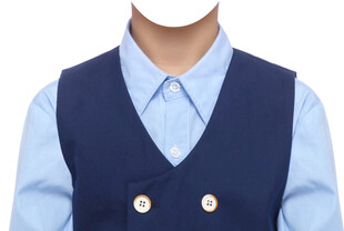  小男孩马甲衣服素材