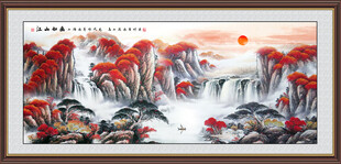 鸿运当头国画