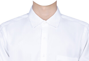 男白色衬衫套装衣服素材