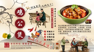 鸡公煲背景墙