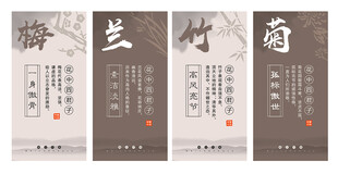 梅兰竹菊