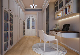 现代简约风书房设计