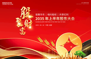 股东大会展板