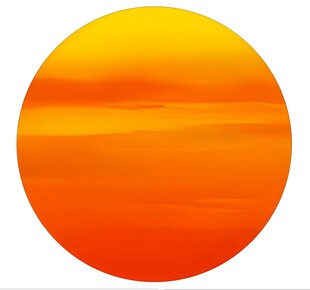 露营酒吧网红日落灯箱