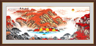 鸿运当头国画