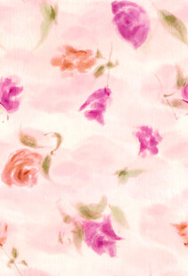 粉色花卉水彩图案背景