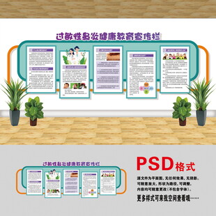 过敏性鼻炎文化墙