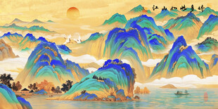 千里江山图
