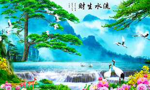 山水风景画