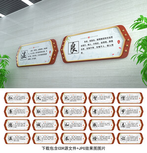 传统文化展板