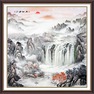 国画山水画