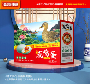 咸鸭蛋包装 鸭蛋礼盒