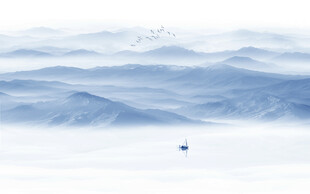 中国风水墨山水画