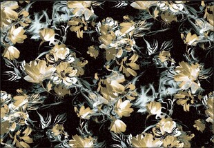花卉图案布料纹理