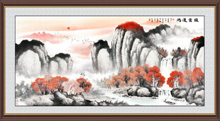 鸿运当头国画