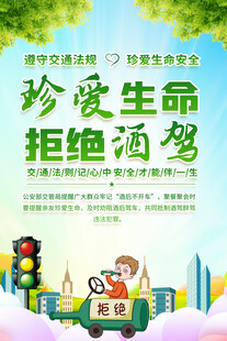  拒绝酒驾海报