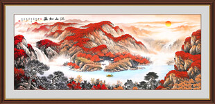 鸿运当头国画