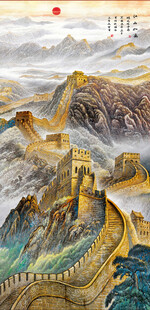 竖幅风景画