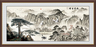 国画流水生财