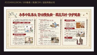 冬季中医养生防治慢性病健康宣传