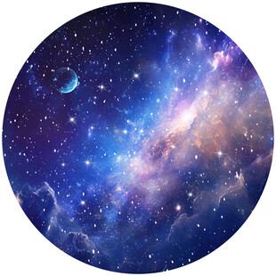 圆形星空背景吊顶