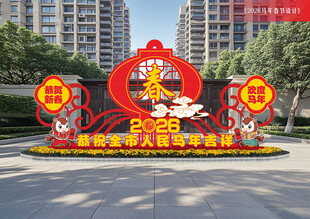 马年景观牌