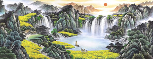 国画山水画