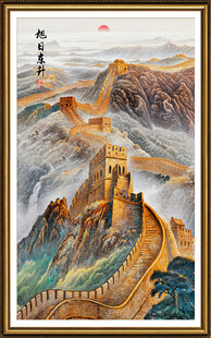 锦绣山河玄关画