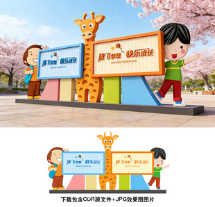 幼儿园宣传栏