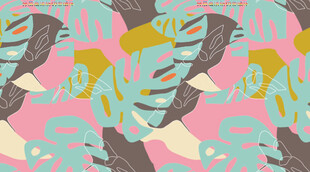 多彩抽象蝴蝶图案背景