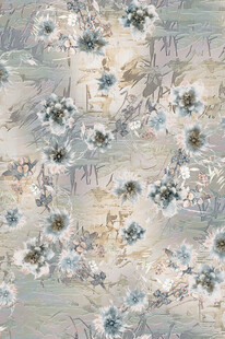 淡雅花卉图案纹理背景