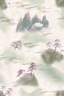 水墨山水意境图