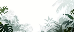 雾气磨砂膜效果绿植贴图