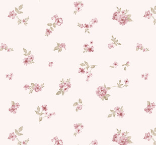 粉色花卉图案背景