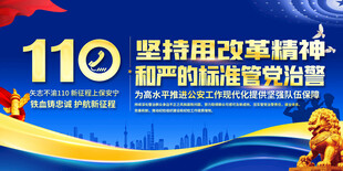 公安廉政文化展板