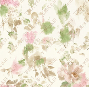 花卉水彩图案